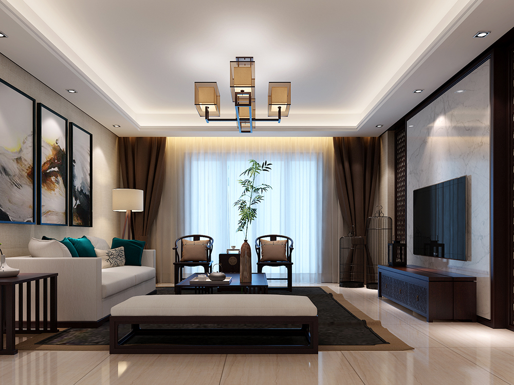 長提花園別墅項(xiàng)目裝修現(xiàn)代中式風(fēng)格設(shè)計,上海騰龍別墅設(shè)計作品,歡迎品鑒