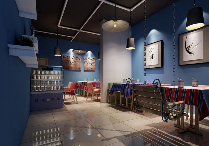 成都奶茶店裝修設(shè)計(jì) 經(jīng)典案例欣賞|室內(nèi)設(shè)計(jì)|空間/建筑|cdhtlzs - 原創(chuàng)設(shè)計(jì)作品 