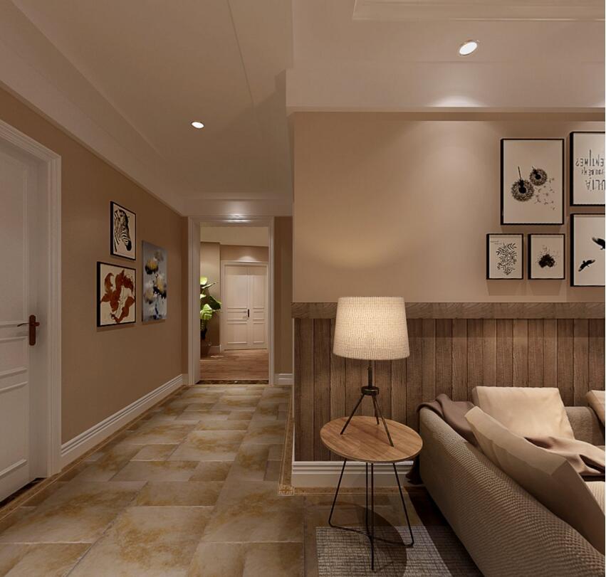 龍湖玖號(hào)院130平美式鄉(xiāng)村風(fēng)格三室兩廳裝修需要多少錢(qián)