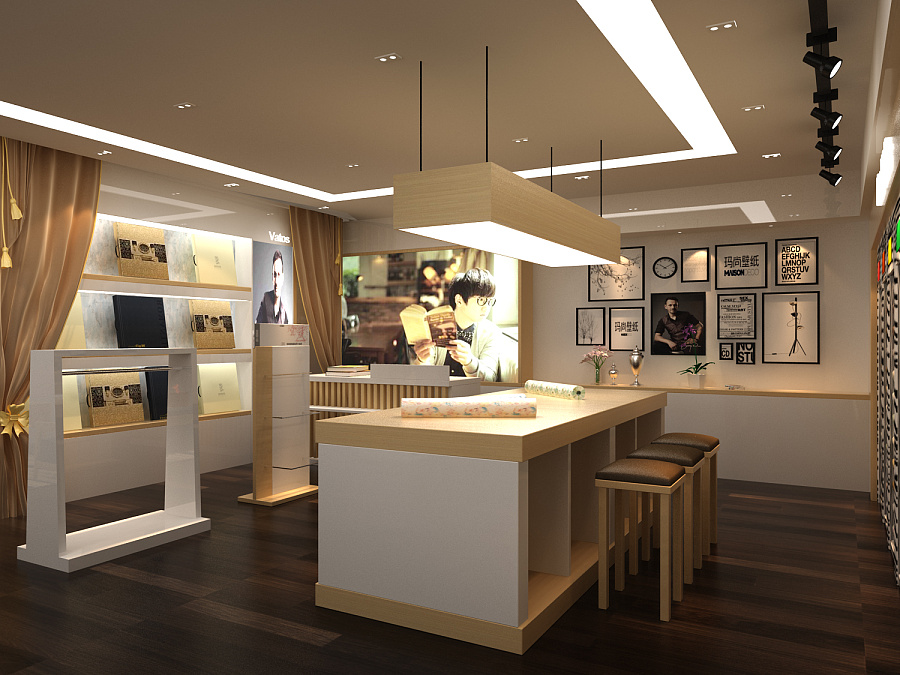 瑪尚壁紙品牌專賣店SI形象策劃與設計——上海班德品牌設計的原創空間美學
